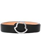 Moncler Logo Buckle Belt - Black