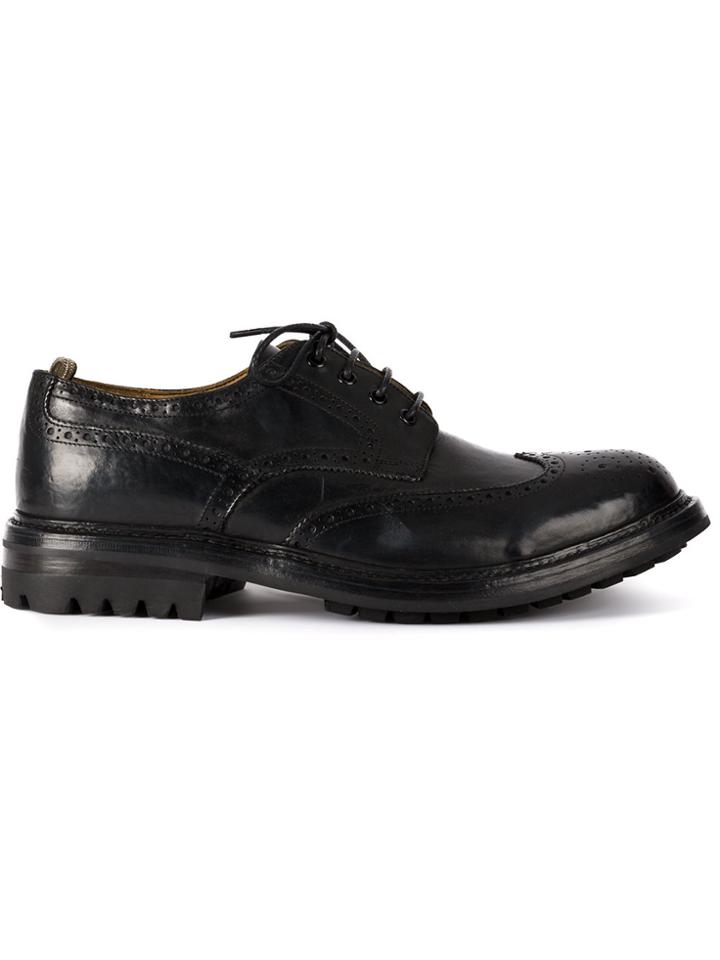 Officine Creative Lace-up Brogues - Black