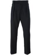 Ann Demeulemeester 'hamilton' Trousers, Men's, Size: Small, Black, Cotton/virgin Wool