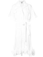 Johanna Ortiz Wrap Midi Dress - White