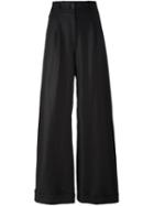 Société Anonyme Summer Brunch Pants, Women's, Size: 44, Black, Linen/flax