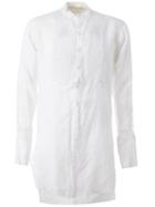 Greg Lauren Studio Tux Shirt, Men's, Size: 2, White, Linen/flax