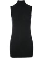 Dorothee Schumacher - Sleeveless Fitted Top - Women - Spandex/elastane/modal - 1, Black, Spandex/elastane/modal