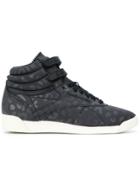 Reebok Patterned Hi Tops - Grey