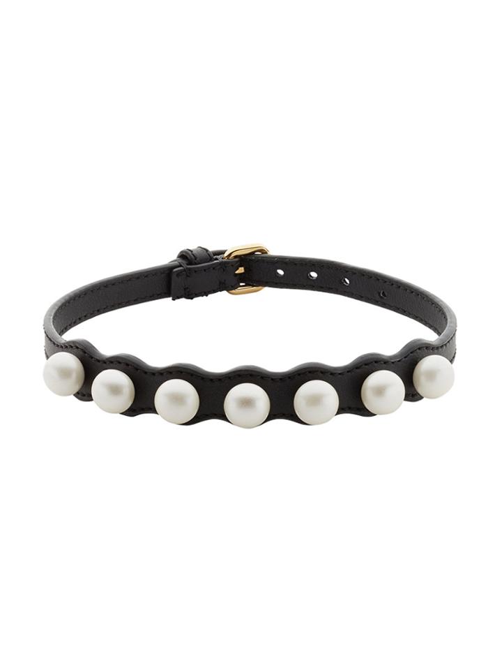 Fendi Faux Pearl Choker - Black