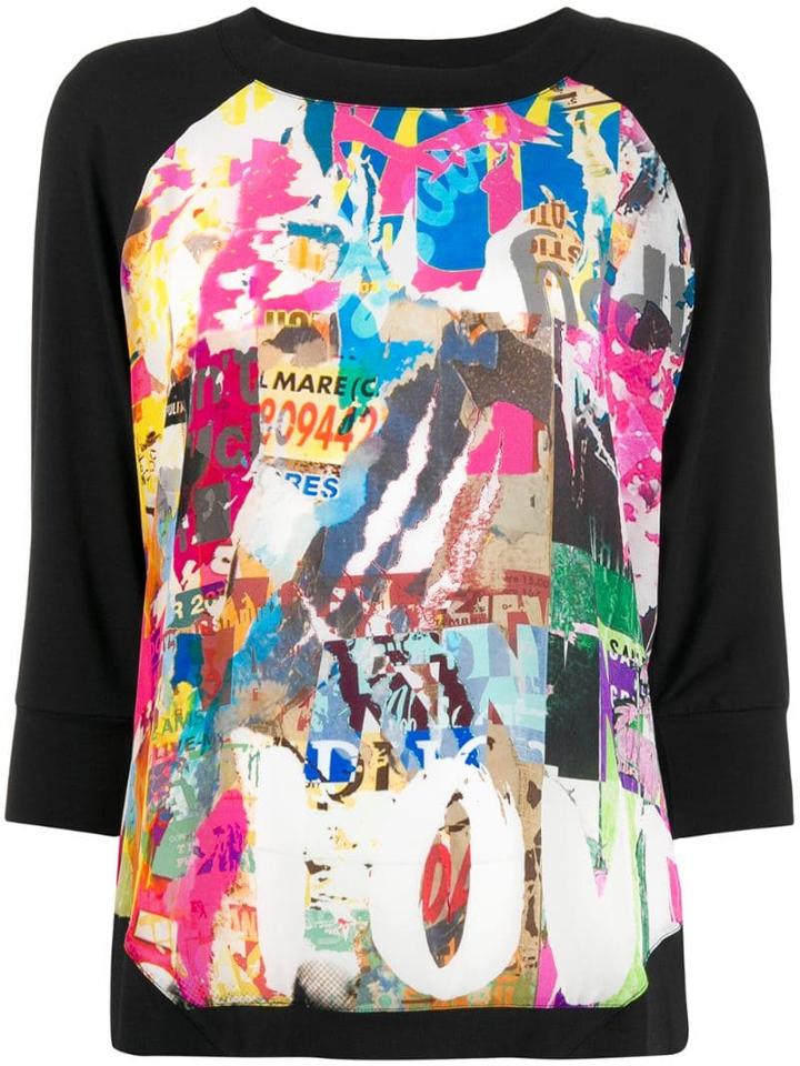 Ultràchic All-over Print Jumper - Black