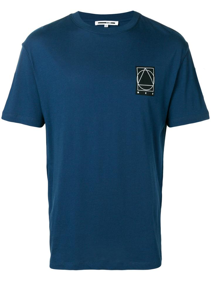Mcq Alexander Mcqueen Logo Patch T-shirt - Blue