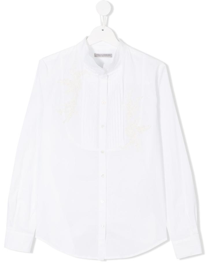 Ermanno Scervino Junior Collarless Shirt - White