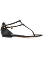 Alexander Mcqueen Zipped Sandals - Black