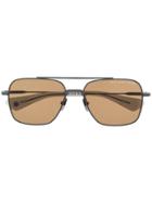 Dita Eyewear Squared Aviator Sunglasses - Grey