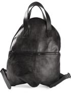 Marsèll Soft Backpack, Black, Cotton/horse Leather