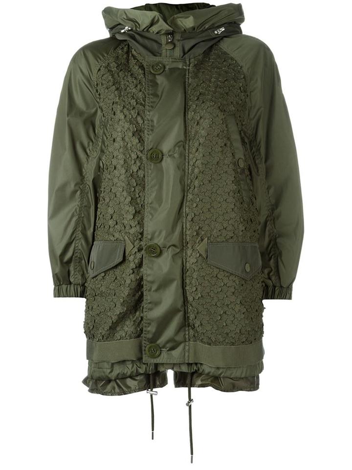 Moncler 'fougere' Embroidered Parka