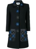 Fendi Floral Embroidered Coat