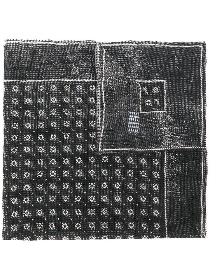 Heikki Salonen Embroidered Bandana - Black