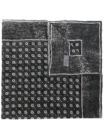 Heikki Salonen Embroidered Bandana - Black