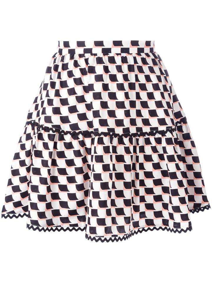 Kenzo Post-it Mini Skirt - Black