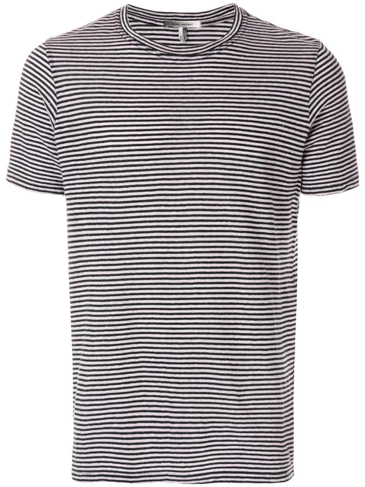 Isabel Marant Striped T-shirt - Black
