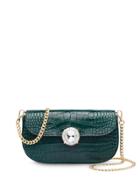 Miu Miu Crocodile Effect Mini Bag - Green