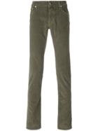 Jacob Cohen Corduroy Trousers - Green