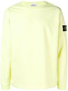 Stone Island Crew Neck Sweatshirt - Yellow