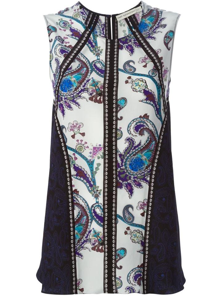 Mary Katrantzou Paisley Print Tank Top