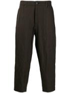 Ziggy Chen Straight-fit Trousers - Brown