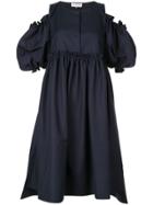 Dice Kayek Flared Midi Dress - Blue