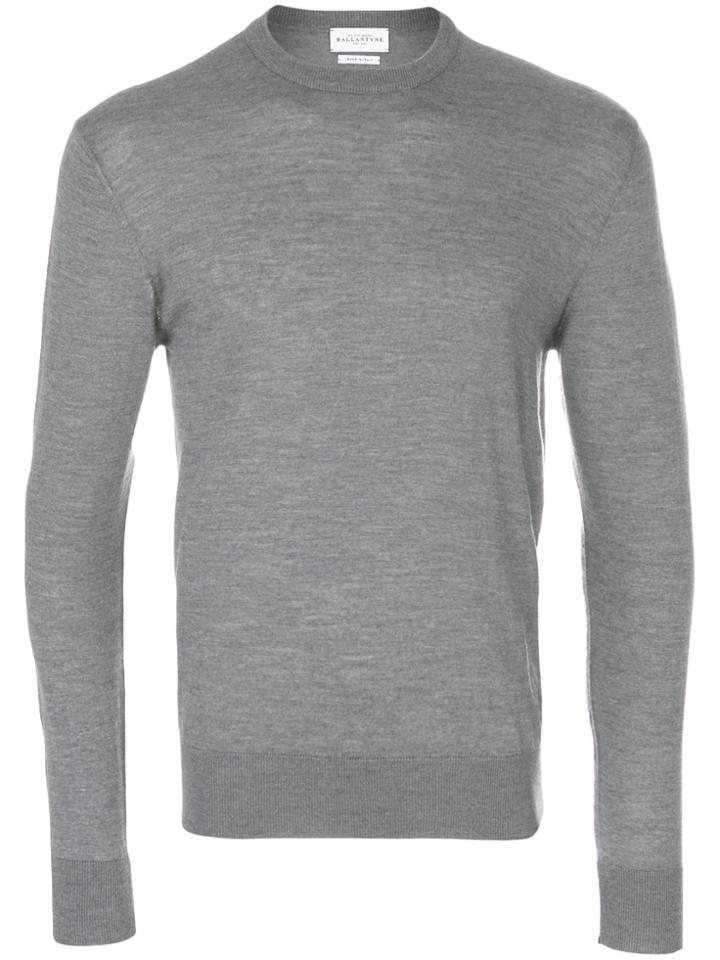 Ballantyne Classic Fitted Sweater - Grey