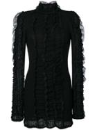 Philosophy Di Lorenzo Serafini Ruffled Detail Dress - Black