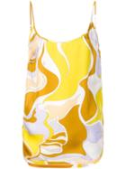 Emilio Pucci Rivera Print Silk Camisole - Yellow