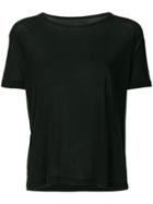 Mm6 Maison Margiela Loose Fit T-shirt - Black