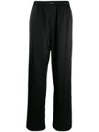 Balenciaga Straight Pajama Trousers - Black
