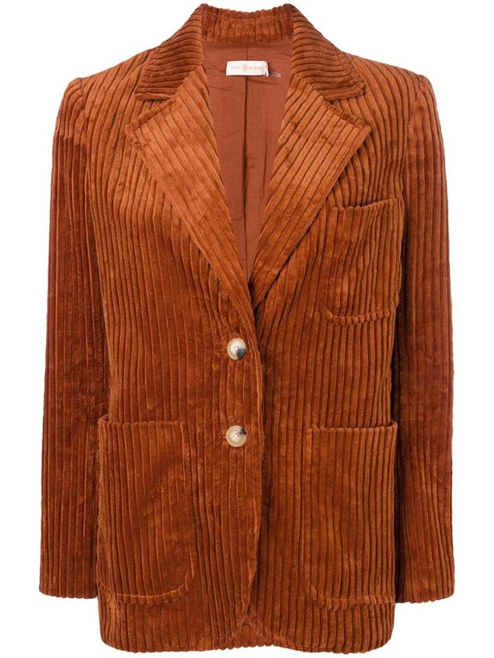 Tory Burch Corduroy Blazer - Orange