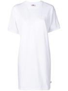 Gcds Logo Print T-shirt Dress - White