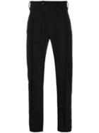 Lost & Found Rooms - Dislocated Fastening Slim-fit Trousers - Men - Cotton/spandex/elastane - S, Black, Cotton/spandex/elastane