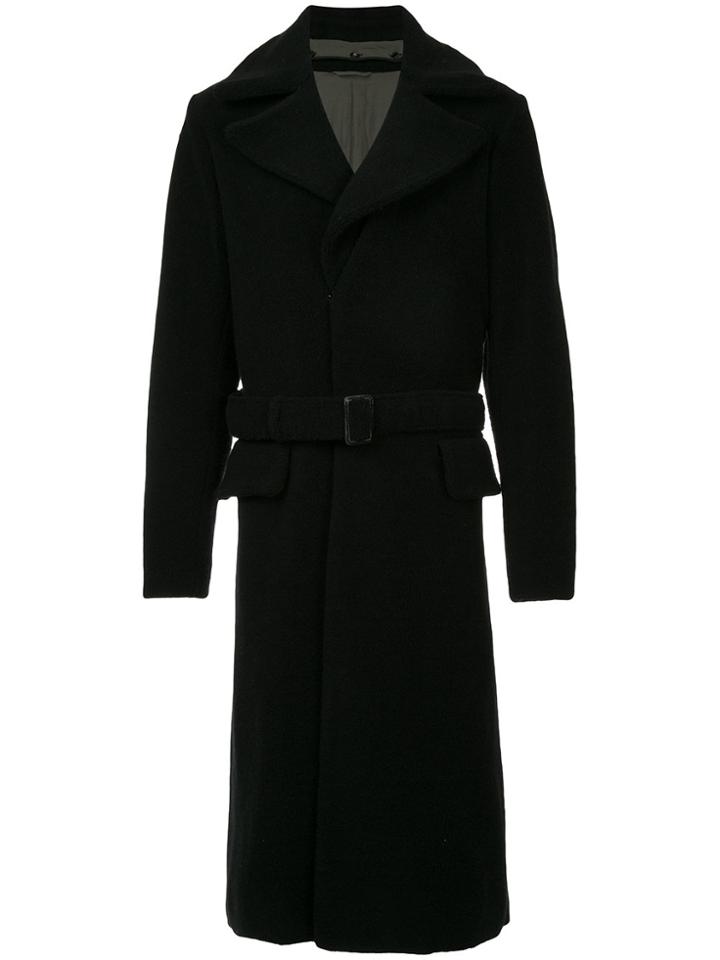 Maison Mihara Yasuhiro Single Breasted Coat - Black