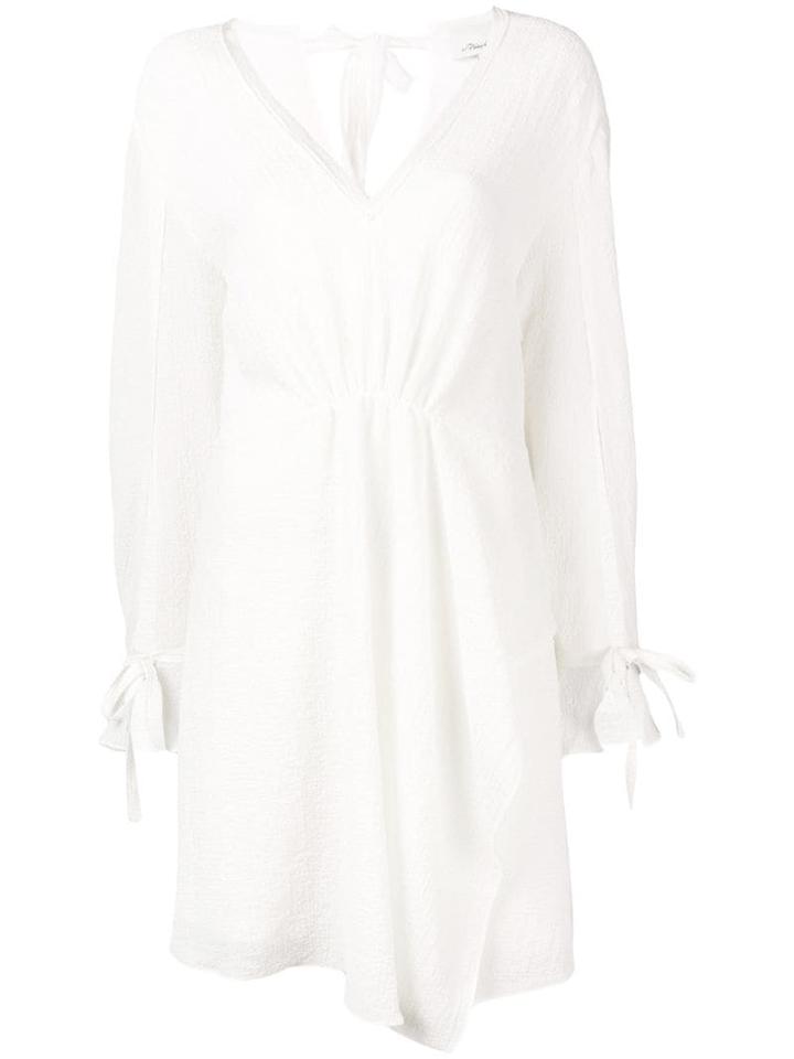 3.1 Phillip Lim Long Sleeve Dress With Ties - White