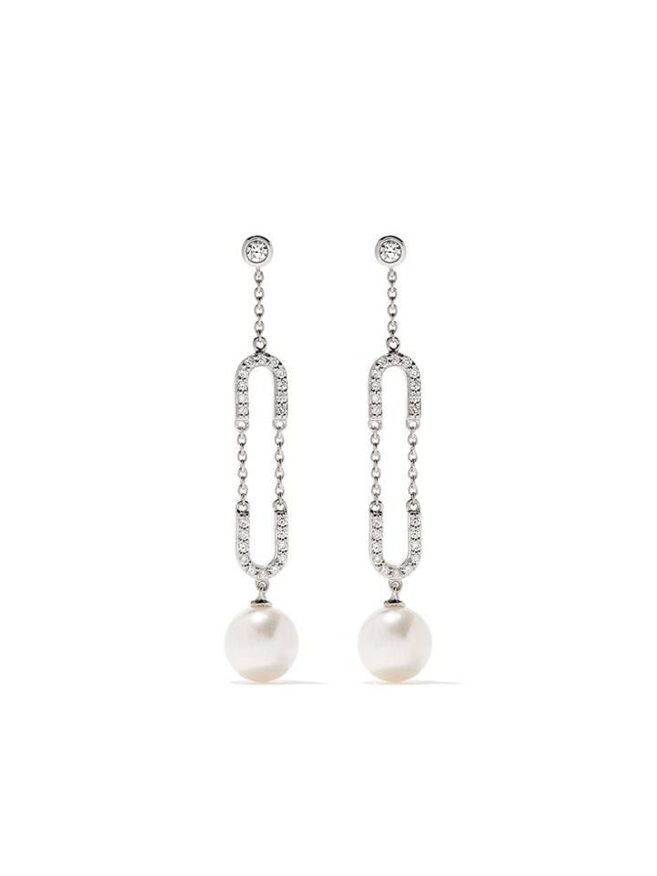 Yoko London 18kt White Gold Trend Freshwater Pearl And Diamond