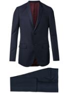 Gucci - Monaco Selvage Dot Print Suit - Men - Cupro/wool - 48, Blue, Cupro/wool