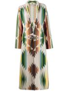 Jessie Western Navajo-style Coat - Green