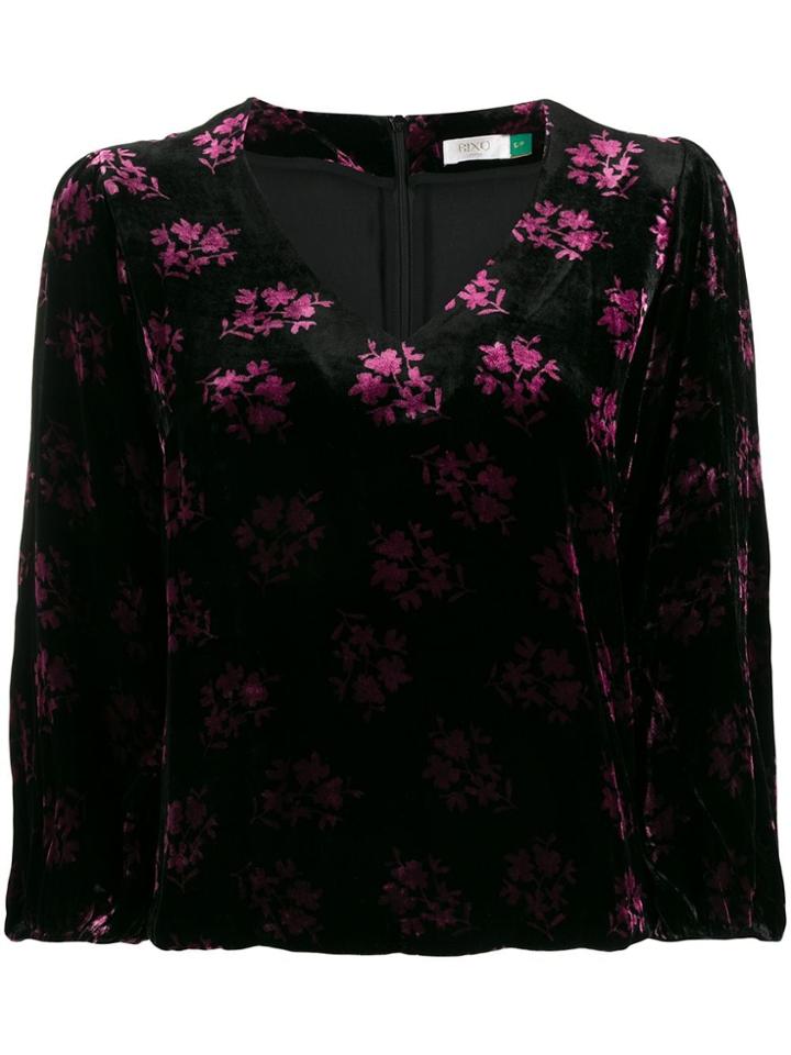 Rixo Velvet Jumper - Black