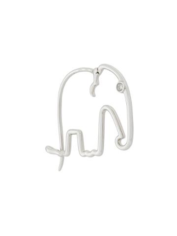Yvonne Léon Elephant Earrings - Metallic