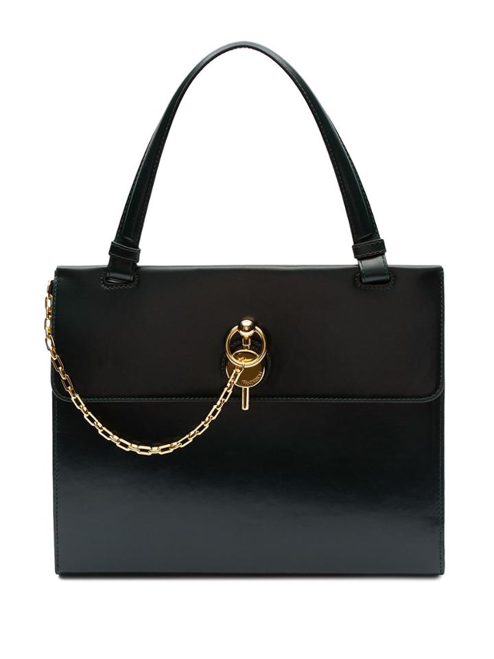 Jw Anderson Frame Keyts Tote - Black