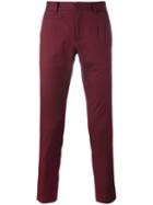 Dolce & Gabbana Chino Trousers, Men's, Size: 50, Pink/purple, Cotton/spandex/elastane