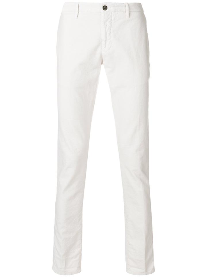 Incotex Slim-fit Chinos - White