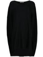 Issey Miyake Oversized Knitted Dress - Black