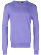 Polo Ralph Lauren Crew Neck Sweater - Purple