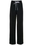 Miu Miu Wool And Mohair Trousers - Black