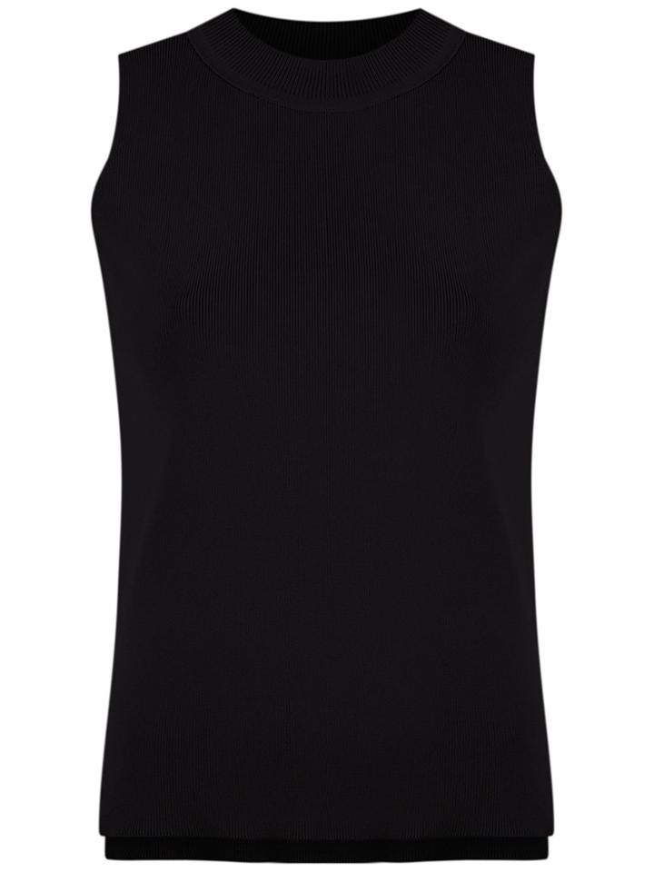 Egrey Roma Knit Blouse - Black