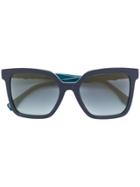 Fendi Eyewear Square-frame Sunglasses - Blue